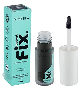 Sombra Líquida Velvet Fix Black - Vizzela