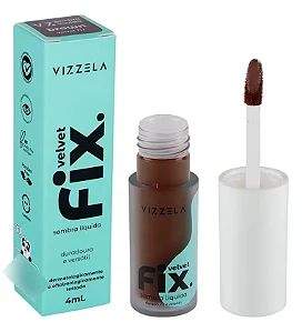 Sombra Líquida Velvet Fix Brown - Vizzela