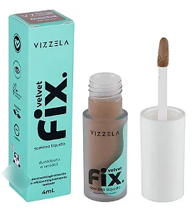 Sombra Líquida Velvet Fix Mocha - Vizzela