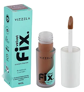 Sombra Líquida Velvet Fix Caramel - Vizzela
