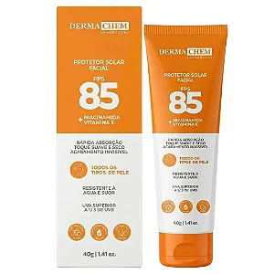 Protetor Solar Facial 85 FPS 40g - Dermachem