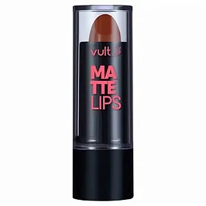 Batom matte lips marrom chocolate - Vult