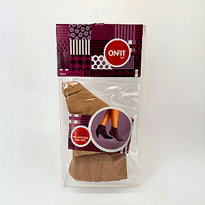 Meia Para Bota Cano Curto Venutti (Bege)