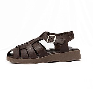 Sandália Diná Fisherman Venutti (Café)