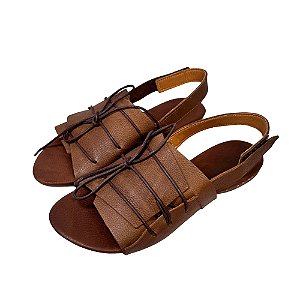 Sandália Rasteira Tereza Venutti (Marrom)