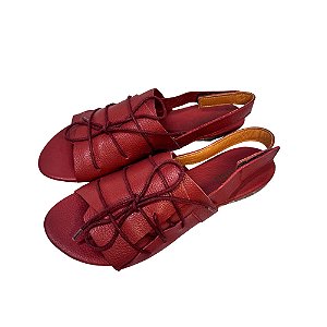 Sandália Rasteira Tereza Venutti (Vermelha)