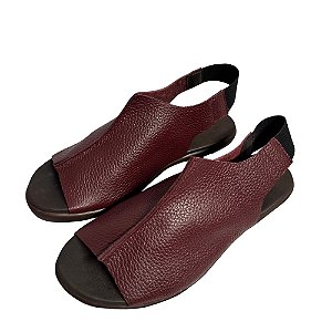 Sandália Rasteira Ruth Venutti (Vinho)