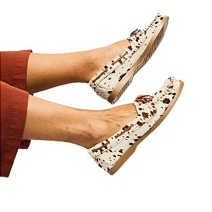 Mocasim Perla Venutti (Cow Print)