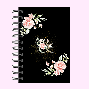 Alfabeto Floral Escuro