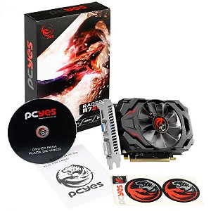 PLACA DE VIDEO AMD RADEON R7 250 2GB GDDR5 128 BITS SINGLE-FAN - PJR7250X2GB
