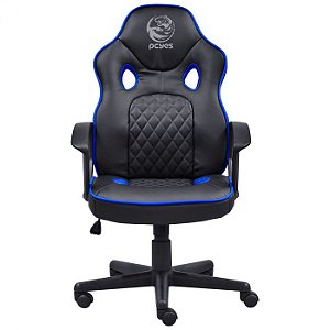 CADEIRA GAMER MAD RACER STI MASTER PRETO COM AZUL