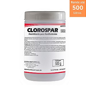 Clorospar Spartan Desinfetante para Hortifrutícolas 500 Gramas