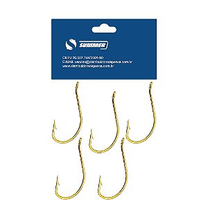 Anzol Maruseigo Gold Nº20 Cartela 5pçs Summer