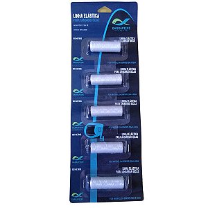 Elastic Elastricot 100mts Garra Peixe Cartela 5pçs