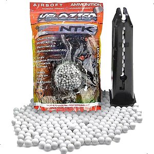 Munição Esferas BBS AirSoft Velozter 0,20g 5000pç NTK Tático