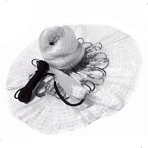 Tarrafa Ch.Externo Malha 1.5x0,30mm Altura 2,20m x 12m Roda