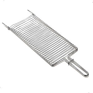 Grelha Super Grill 03 - Assar Linguiça Frango Peixe 81,5 x 26,5cm Mor