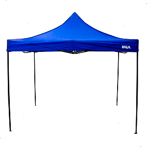 Tenda Gazebo 3x3m Praia Azul Dobrável Sanfonada Kala Pagoda
