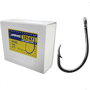 Anzol 12147 Nickel Cx. 100 pçs Marine Sports