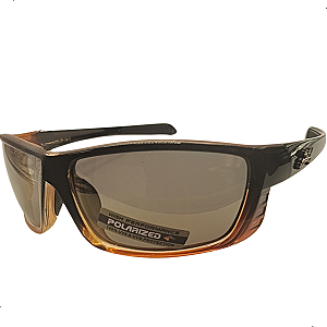 Óculos Polarizado Para Pesca Esportiva S2568-OR Orange/Black Lizard
