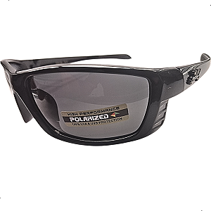Óculos Polarizado Para Pesca Esportiva S2568-BK - Black Lizard