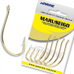 Anzol Maruseigo Gold Cartela - Marine Sports