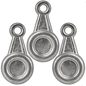 Chumbada Gota Medalha Achatada Cartela Summer - Diversos Tamanhos