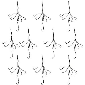 KIT 10pçs Chuveirinho de Fundo Reforçado Chinu N°8 Summer