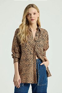 CAMISA CREPE ESTAMPADA