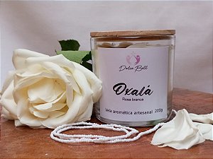 Vela Oxalá - Rosa Branca 200g