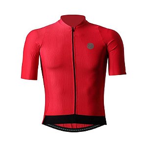 Camisa Ciclismo Mauro Ribeiro Fiber 2.0 Masculina Ultra Red
