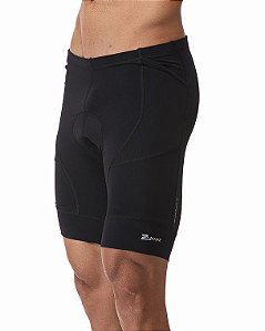 Bermuda Ciclismo Z Nine Inviting Masculina em Gel Preta