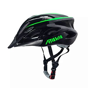 Capacete Rava Space New Preto/Verde