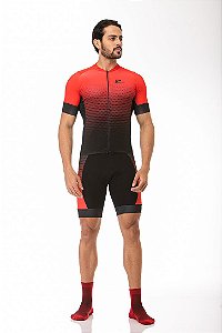 Camisa Ciclismo Z Nine Sport Blood Masculina Vermelha