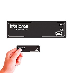 Etiqueta Veicular Adesiva Th 3010 Rfid 900mhz Intelbras Acionamento Novo