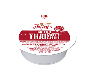 Molho Thai Sweet Chili Zafrán Blister 30g - Caixa com 96 unidades