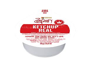 Ketchup Real Zafrán Blister 30g - Caixa com 96 unidades