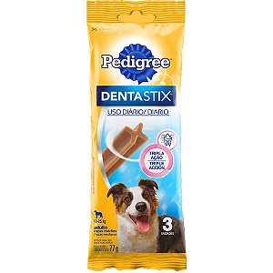 Pedigree Dentastix Cuidado Oral Para Cães Adultos Raças Médias - 75g