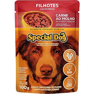 Sachê Special Dog Frango para Cães Filhotes 100g