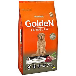 Ração Golden Carne e Arroz para Cães Adultos - 15kg