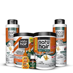 Kit NatuHair Óleo de Rícino