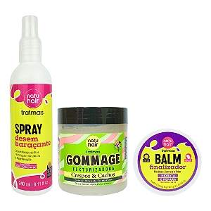Kit TratMais - Desembaraçante + Gommage + Balm