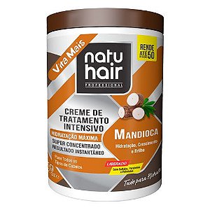 Creme de Tratamento Intensivo Mandioca NatuHair 1kg