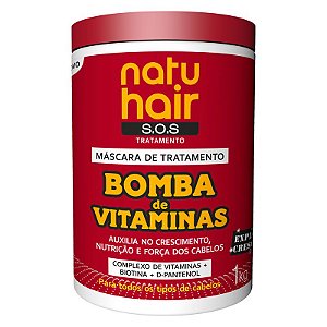 Máscara de Tratamento Bomba de Vitaminas S.O.S NatuHair 1kg