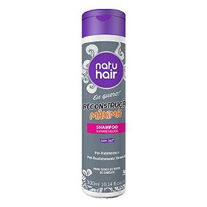 Shampoo Antirresíduos Reconstrução Máxima NatuHair 300ml