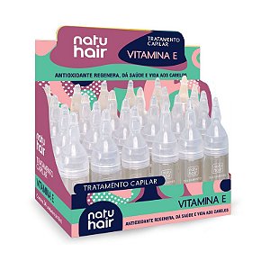 Ampola de Tratamento Capilar Vitamina E Natuhair 10ml - (6 UN)