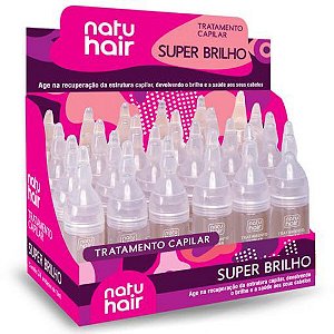 Ampola de Tratamento Capilar Super Brilho Natuhair 10ml - (6 UN)