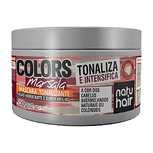 Máscara Tonalizante Colors Marsala NatuHair 250g