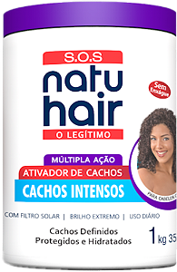 Ativador de Cachos - Cachos Intensos SOS NatuHair 1kg