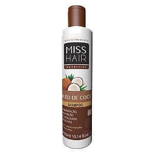 Shampoo Óleo de Coco Miss Hair 300ml